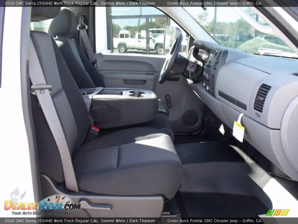 2010 GMC Sierra 2500HD Work Truck Regular Cab Summit White / Dark Titanium Photo #12