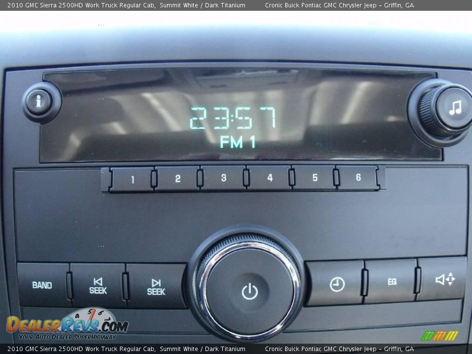 2010 GMC Sierra 2500HD Work Truck Regular Cab Summit White / Dark Titanium Photo #15