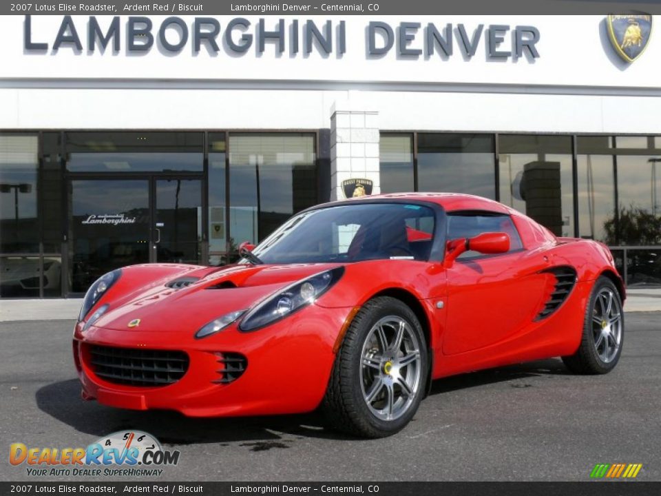 2007 Lotus Elise Roadster Ardent Red / Biscuit Photo #1