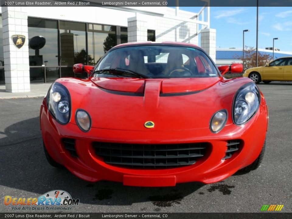 2007 Lotus Elise Roadster Ardent Red / Biscuit Photo #3