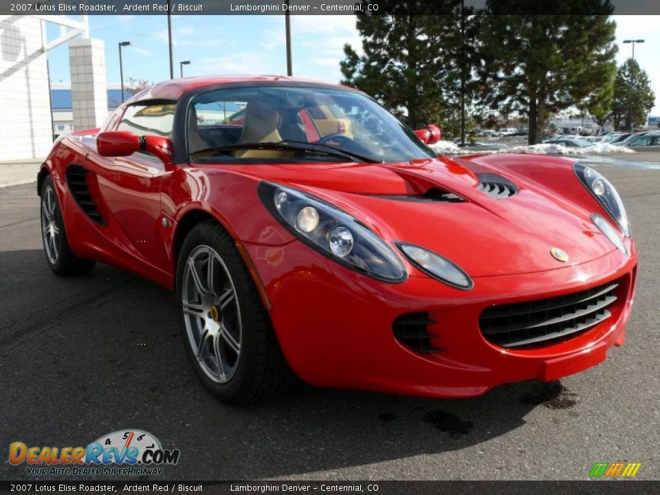 2007 Lotus Elise Roadster Ardent Red / Biscuit Photo #4
