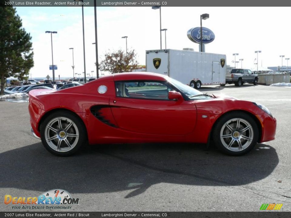 2007 Lotus Elise Roadster Ardent Red / Biscuit Photo #5