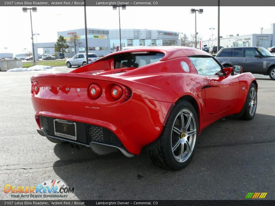 2007 Lotus Elise Roadster Ardent Red / Biscuit Photo #6