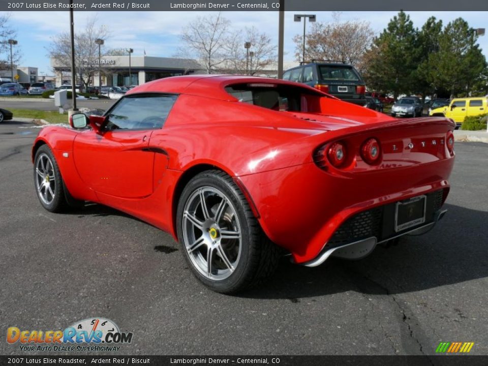 2007 Lotus Elise Roadster Ardent Red / Biscuit Photo #8