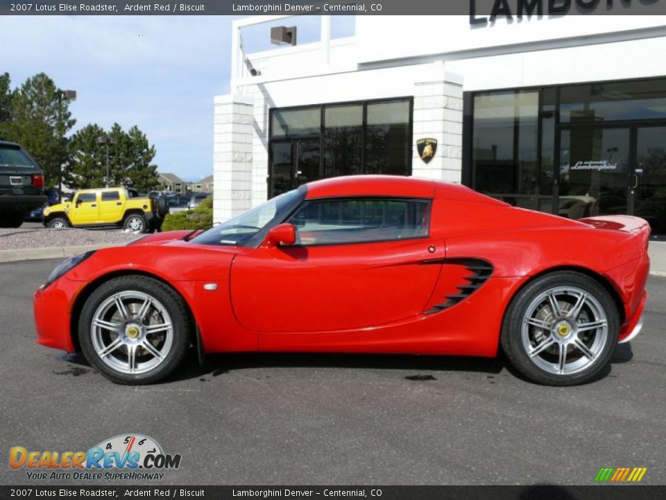 2007 Lotus Elise Roadster Ardent Red / Biscuit Photo #9
