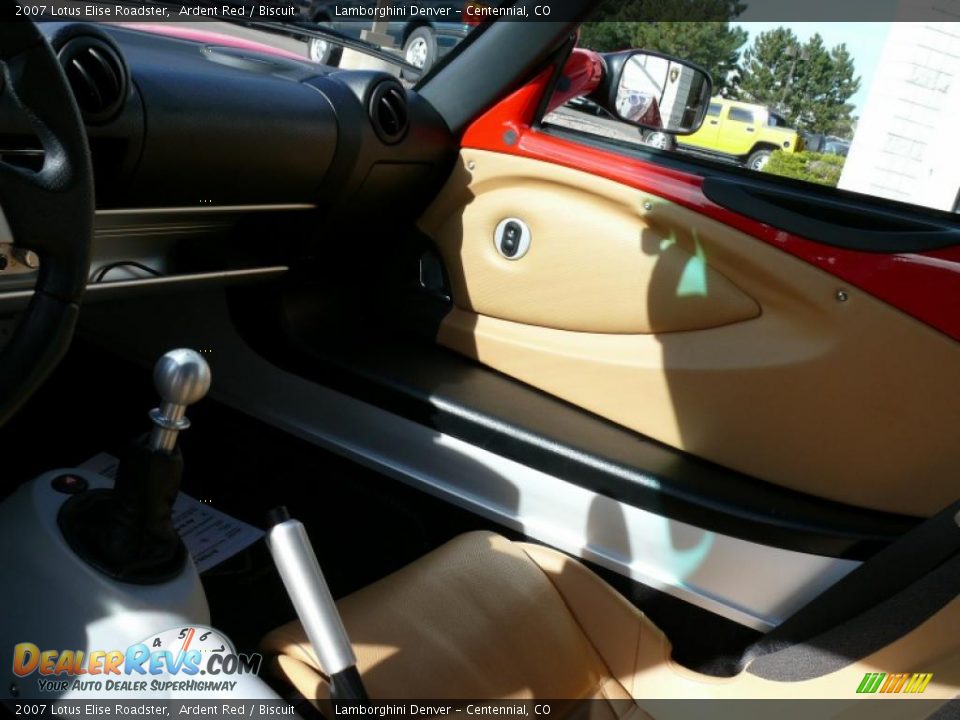 2007 Lotus Elise Roadster Ardent Red / Biscuit Photo #15