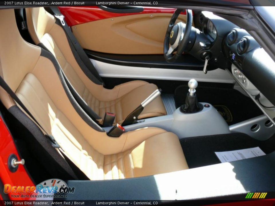 2007 Lotus Elise Roadster Ardent Red / Biscuit Photo #19