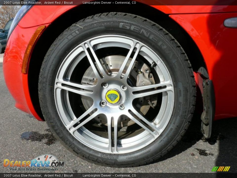2007 Lotus Elise Roadster Ardent Red / Biscuit Photo #24