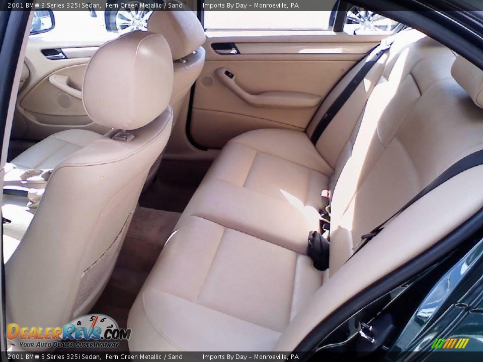 2001 BMW 3 Series 325i Sedan Fern Green Metallic / Sand Photo #9
