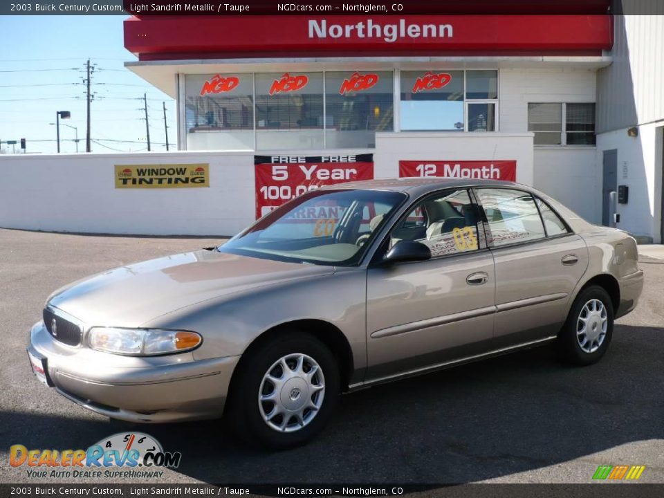 2003 Buick Century Custom Light Sandrift Metallic / Taupe Photo #1