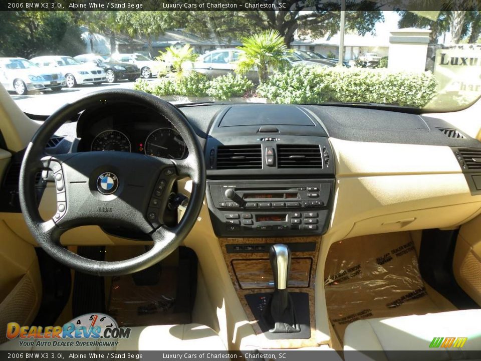2006 BMW X3 3.0i Alpine White / Sand Beige Photo #3