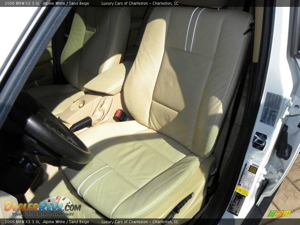 2006 BMW X3 3.0i Alpine White / Sand Beige Photo #5