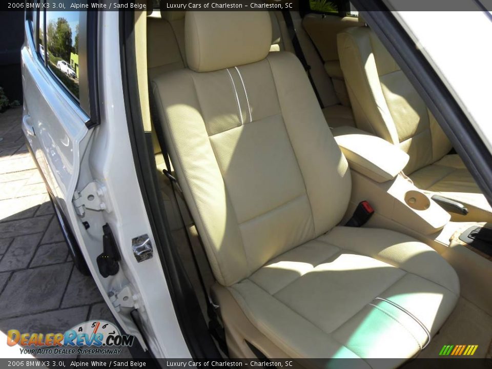 2006 BMW X3 3.0i Alpine White / Sand Beige Photo #7