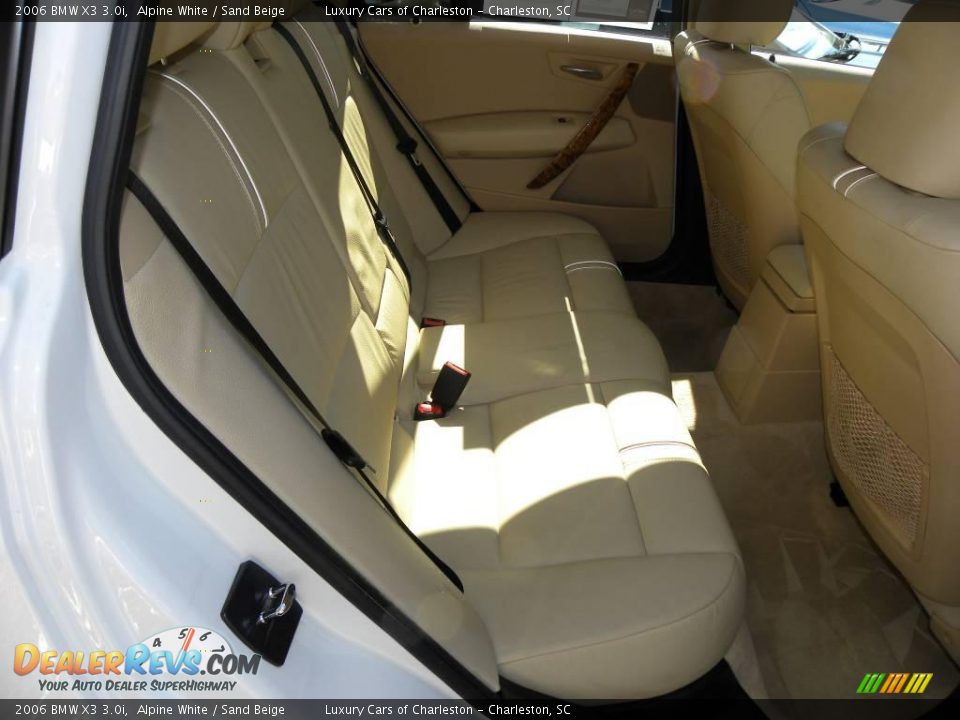 2006 BMW X3 3.0i Alpine White / Sand Beige Photo #9