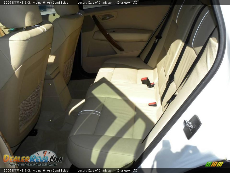2006 BMW X3 3.0i Alpine White / Sand Beige Photo #10