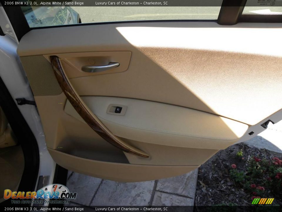 2006 BMW X3 3.0i Alpine White / Sand Beige Photo #11