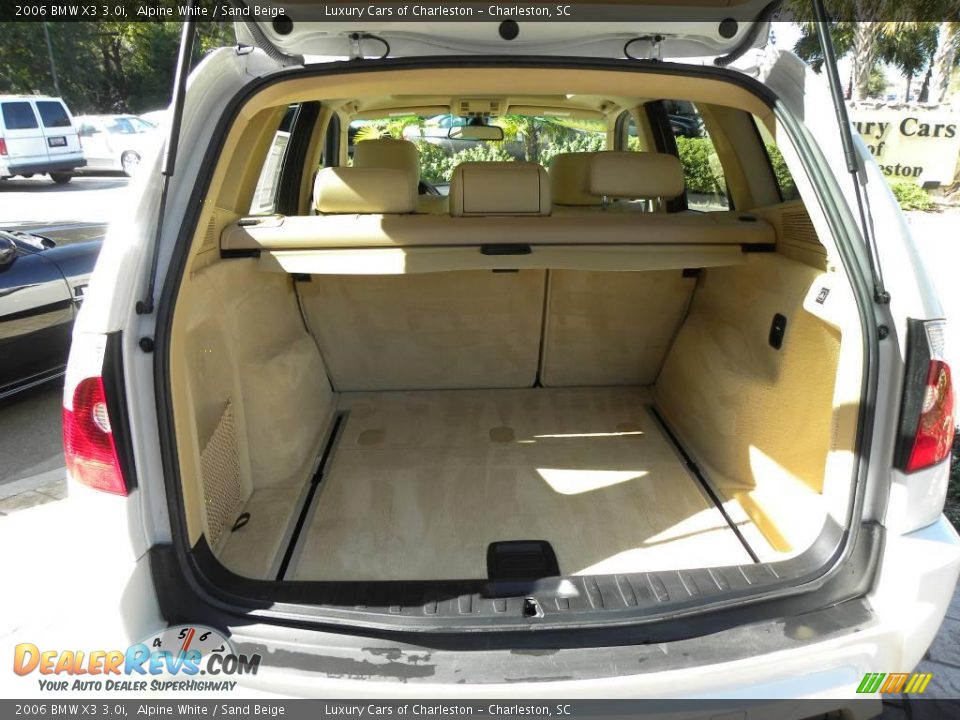 2006 BMW X3 3.0i Alpine White / Sand Beige Photo #12