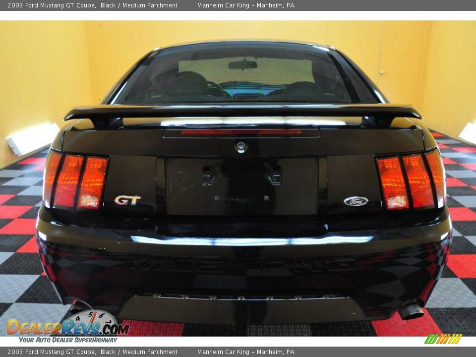 2003 Ford Mustang GT Coupe Black / Medium Parchment Photo #5