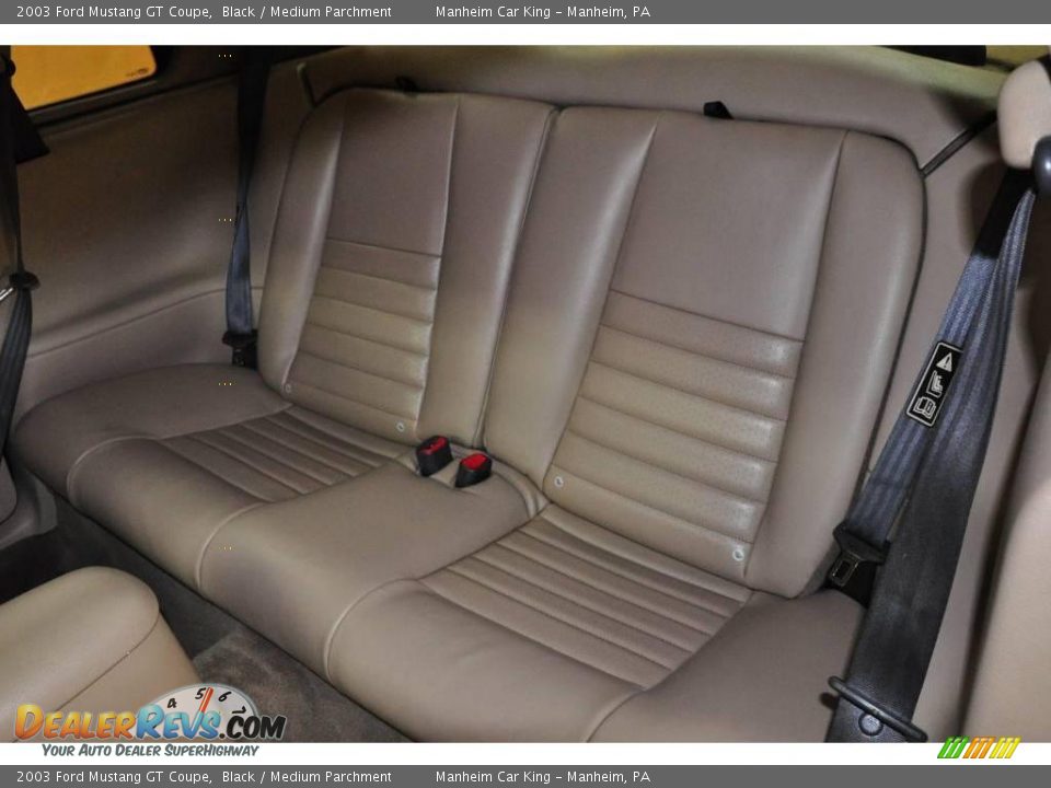 2003 Ford Mustang GT Coupe Black / Medium Parchment Photo #13