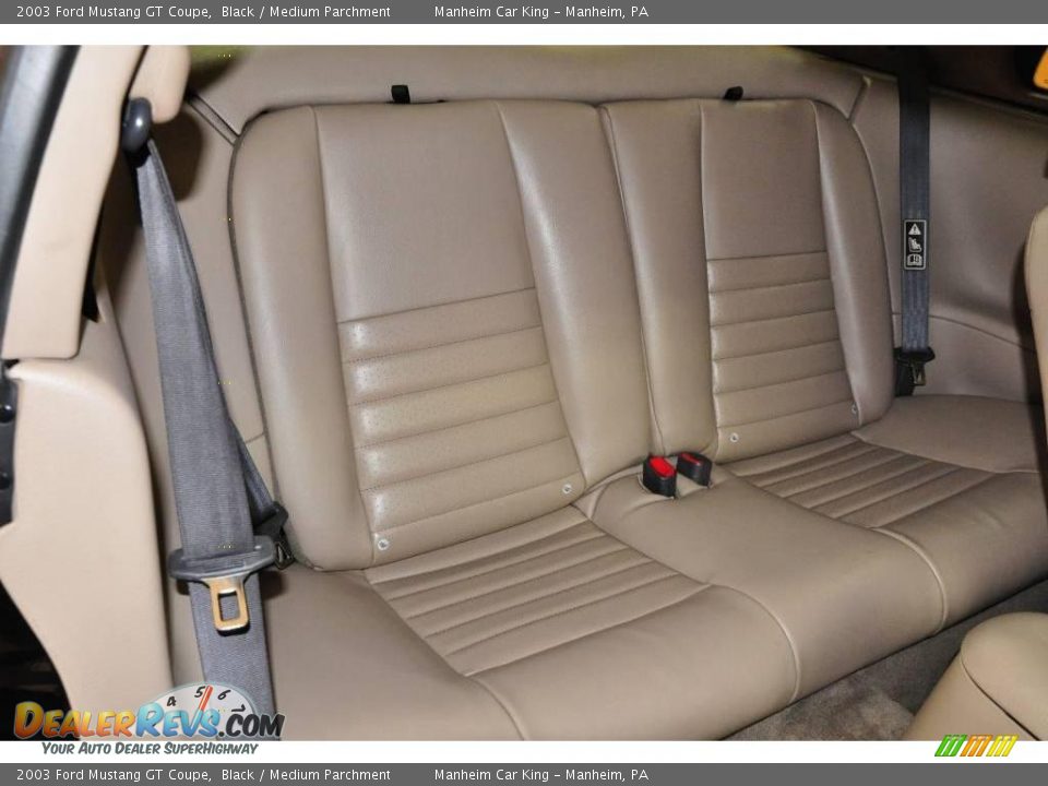 2003 Ford Mustang GT Coupe Black / Medium Parchment Photo #15