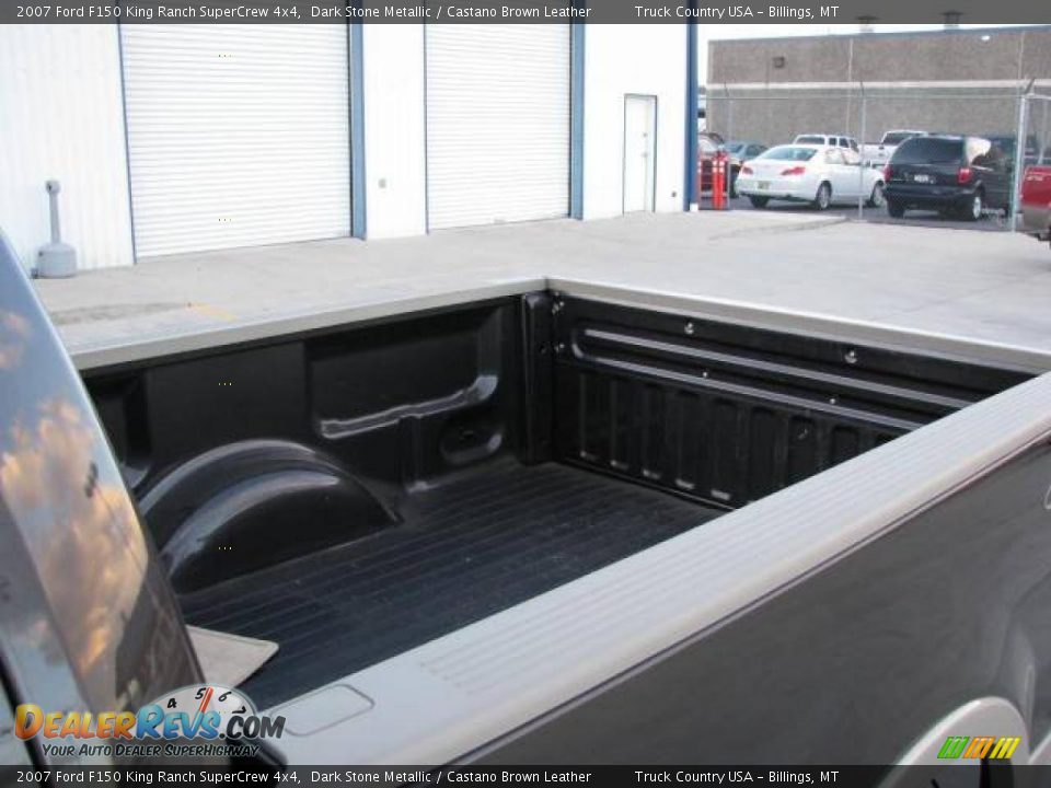 2007 Ford F150 King Ranch SuperCrew 4x4 Dark Stone Metallic / Castano Brown Leather Photo #9