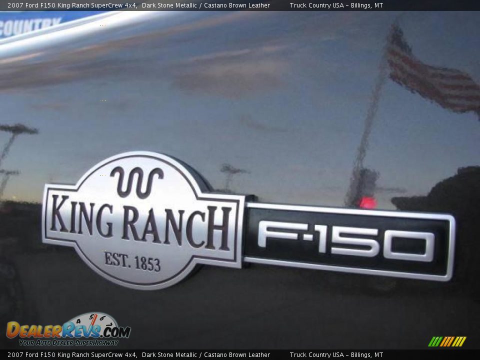 2007 Ford F150 King Ranch SuperCrew 4x4 Dark Stone Metallic / Castano Brown Leather Photo #10