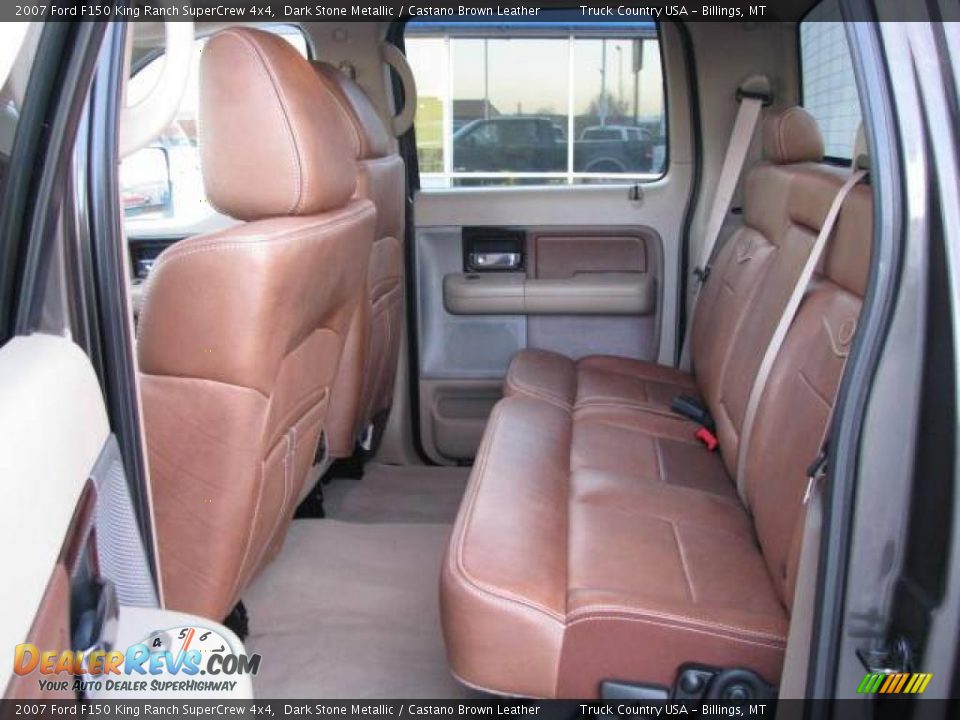 2007 Ford F150 King Ranch SuperCrew 4x4 Dark Stone Metallic / Castano Brown Leather Photo #12