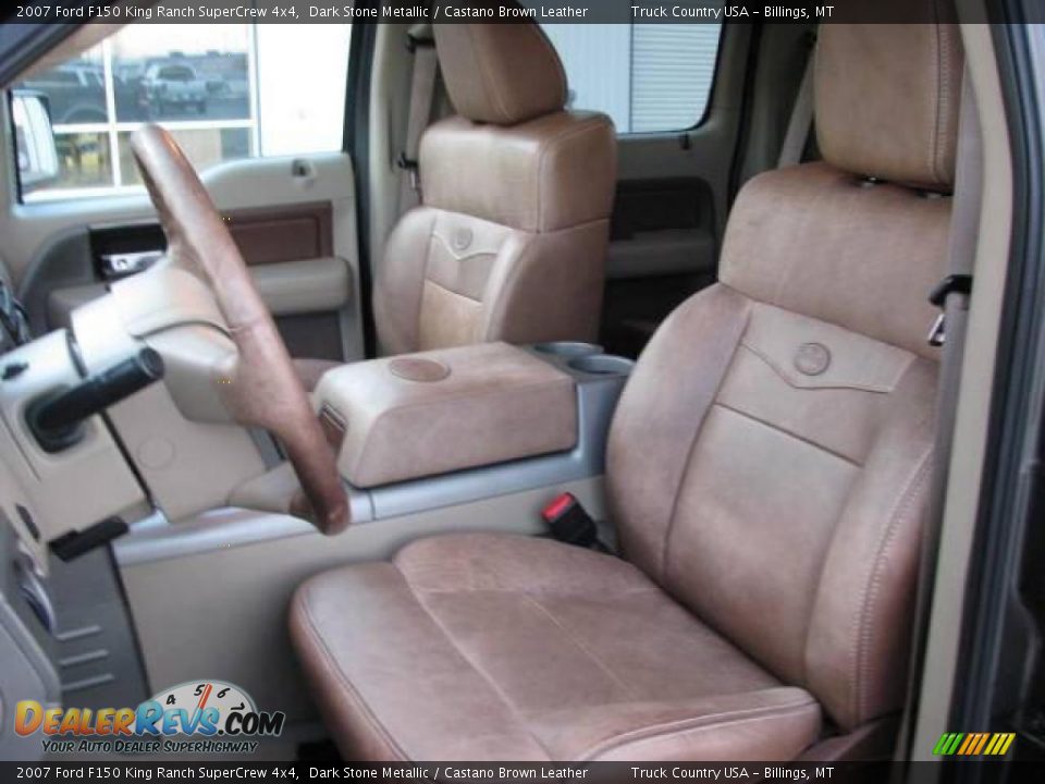 2007 Ford F150 King Ranch SuperCrew 4x4 Dark Stone Metallic / Castano Brown Leather Photo #13