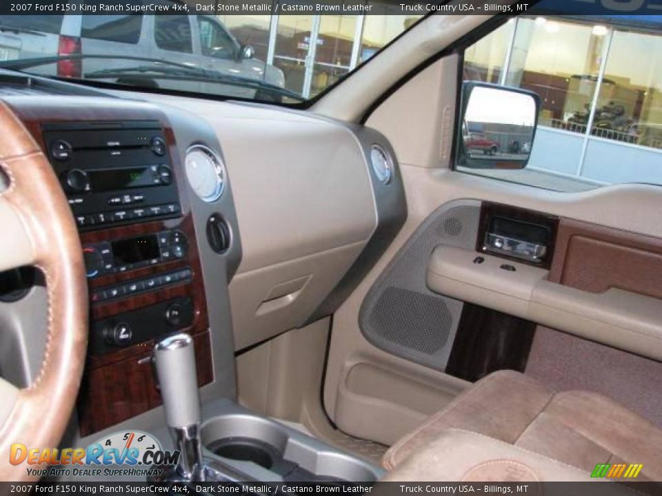 2007 Ford F150 King Ranch SuperCrew 4x4 Dark Stone Metallic / Castano Brown Leather Photo #15