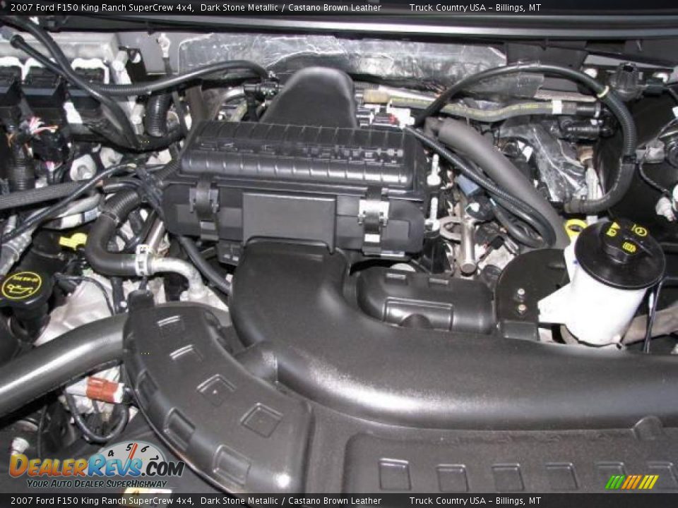 2007 Ford F150 King Ranch SuperCrew 4x4 Dark Stone Metallic / Castano Brown Leather Photo #17
