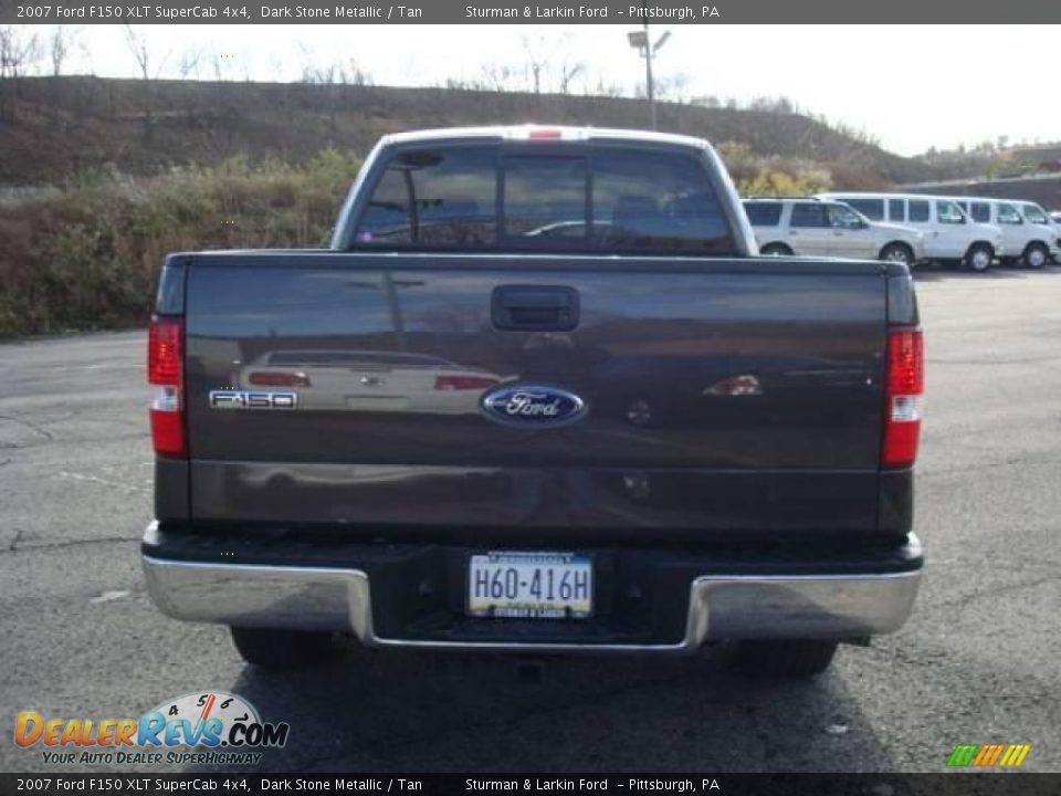 2007 Ford F150 XLT SuperCab 4x4 Dark Stone Metallic / Tan Photo #4