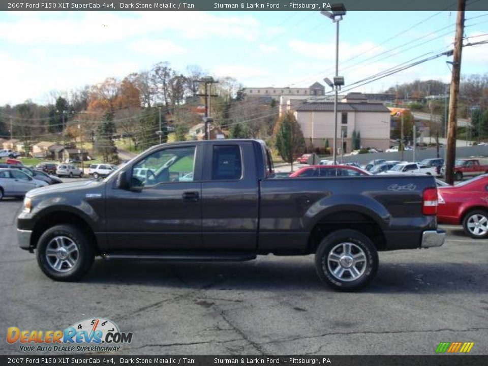2007 Ford F150 XLT SuperCab 4x4 Dark Stone Metallic / Tan Photo #6