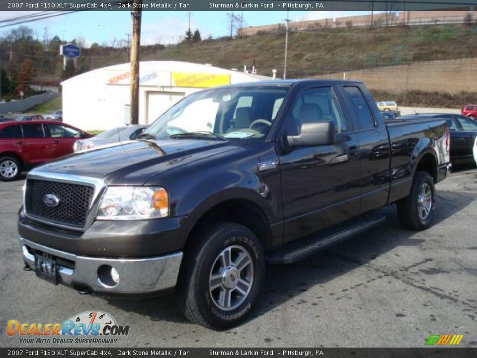 2007 Ford F150 XLT SuperCab 4x4 Dark Stone Metallic / Tan Photo #7