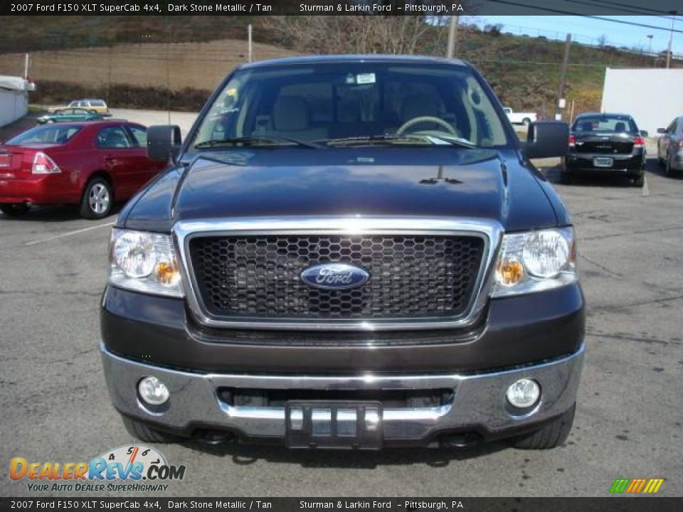 2007 Ford F150 XLT SuperCab 4x4 Dark Stone Metallic / Tan Photo #8