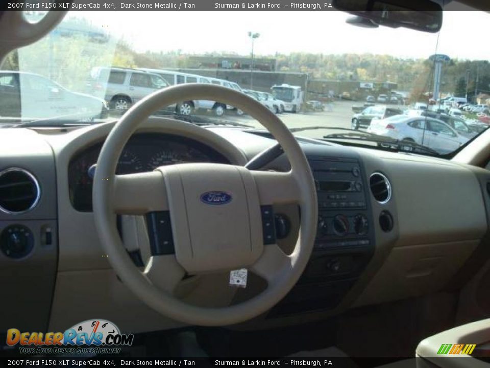 2007 Ford F150 XLT SuperCab 4x4 Dark Stone Metallic / Tan Photo #13