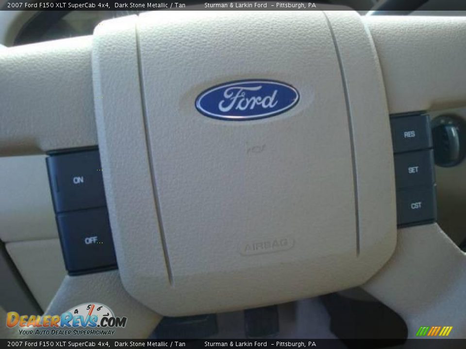 2007 Ford F150 XLT SuperCab 4x4 Dark Stone Metallic / Tan Photo #15