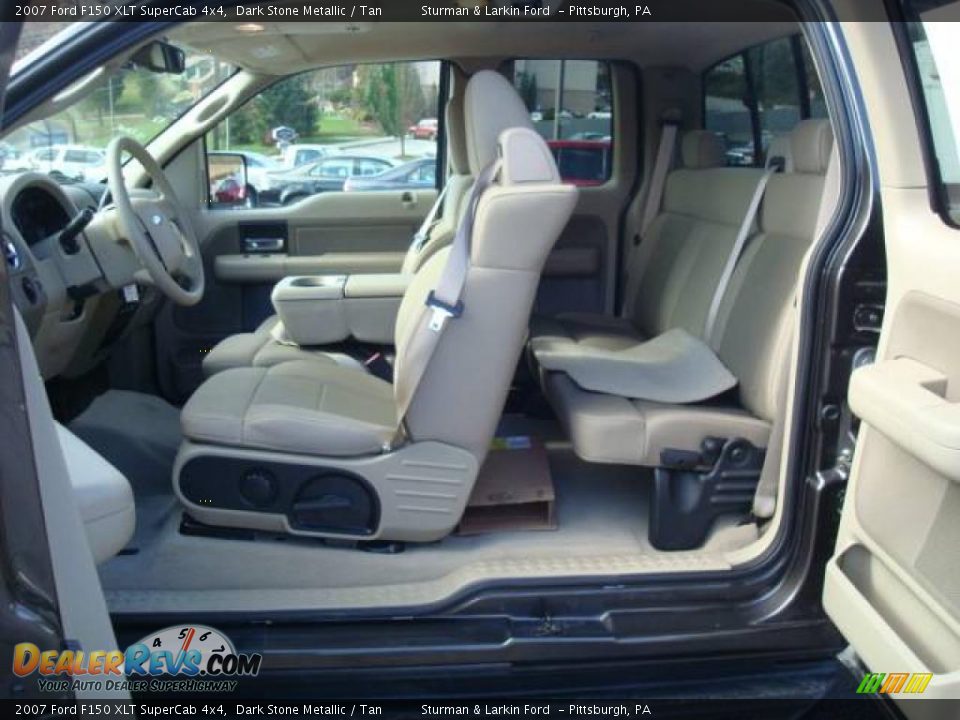 2007 Ford F150 XLT SuperCab 4x4 Dark Stone Metallic / Tan Photo #16