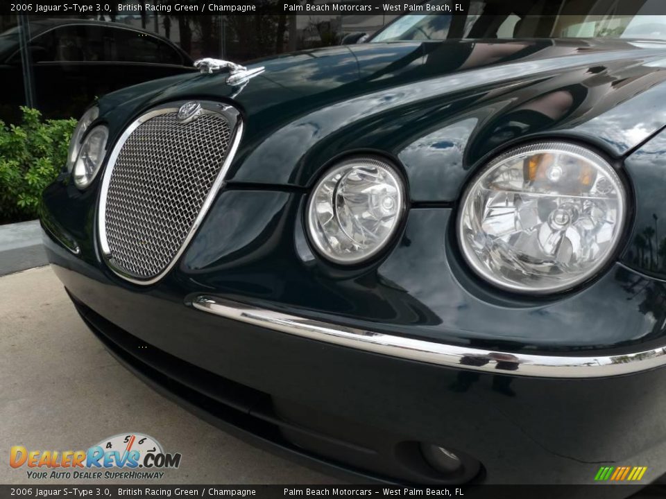 2006 Jaguar S-Type 3.0 British Racing Green / Champagne Photo #11