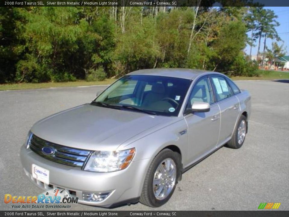 2008 Ford Taurus SEL Silver Birch Metallic / Medium Light Stone Photo #1