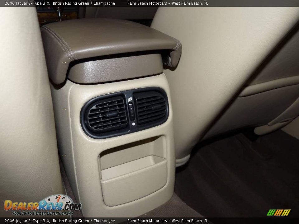 2006 Jaguar S-Type 3.0 British Racing Green / Champagne Photo #23