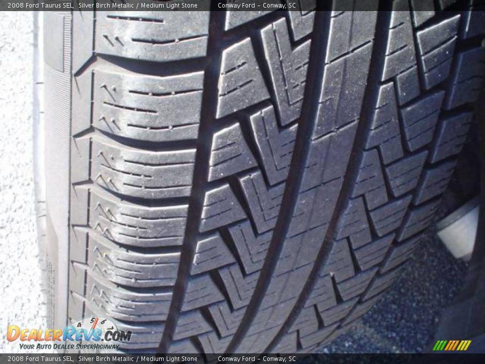 2008 Ford Taurus SEL Silver Birch Metallic / Medium Light Stone Photo #10