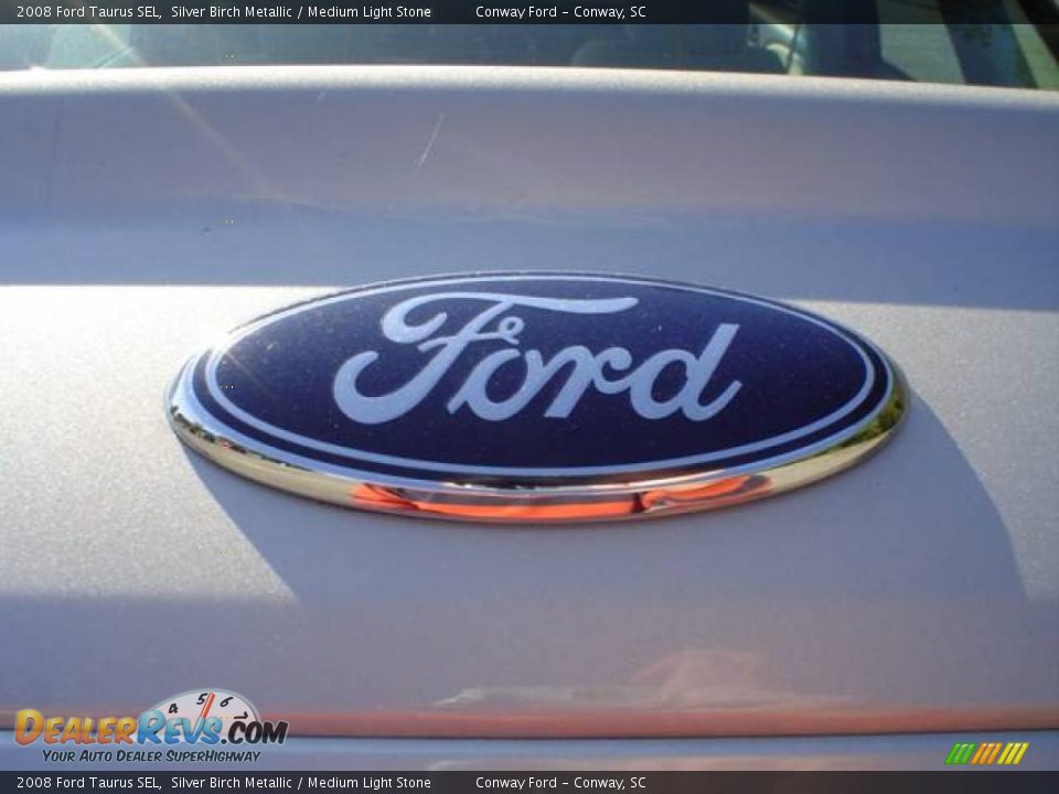 2008 Ford Taurus SEL Silver Birch Metallic / Medium Light Stone Photo #13
