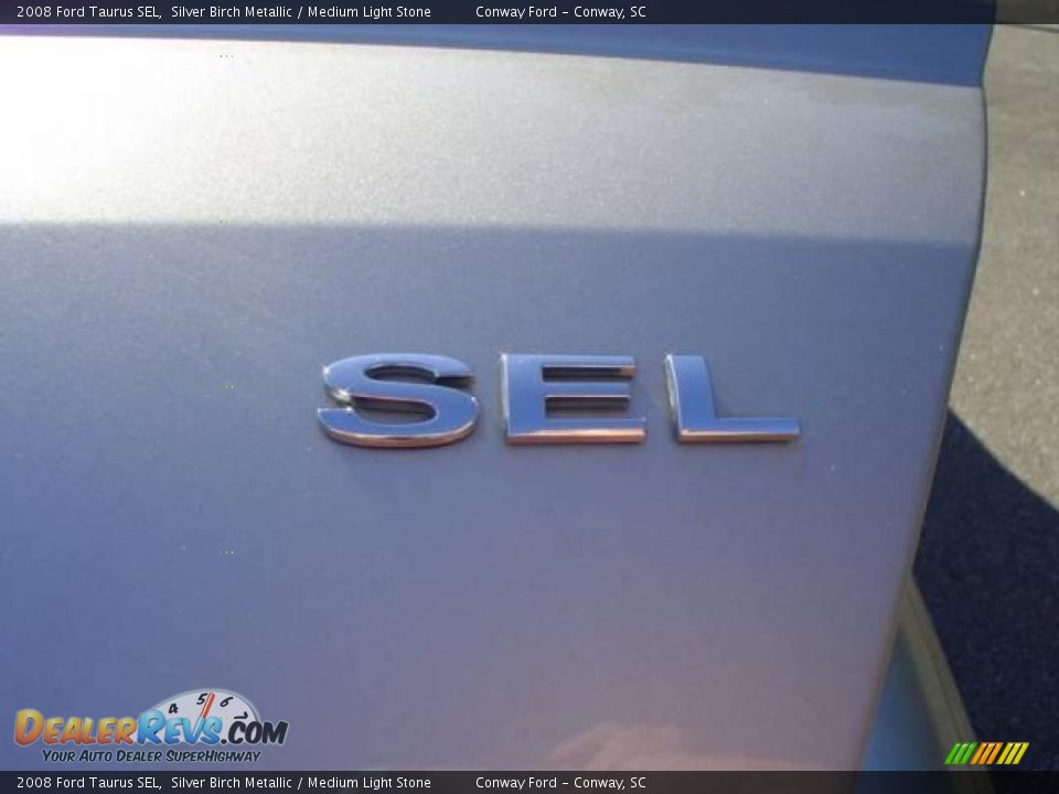 2008 Ford Taurus SEL Silver Birch Metallic / Medium Light Stone Photo #15