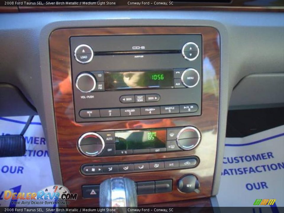 2008 Ford Taurus SEL Silver Birch Metallic / Medium Light Stone Photo #24