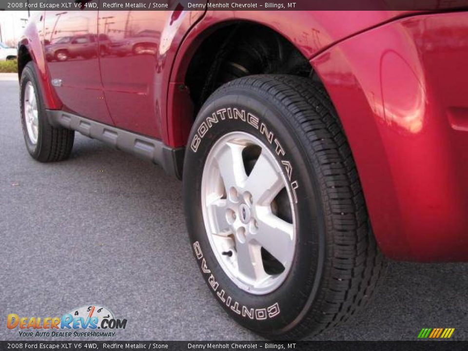 2008 Ford Escape XLT V6 4WD Redfire Metallic / Stone Photo #7