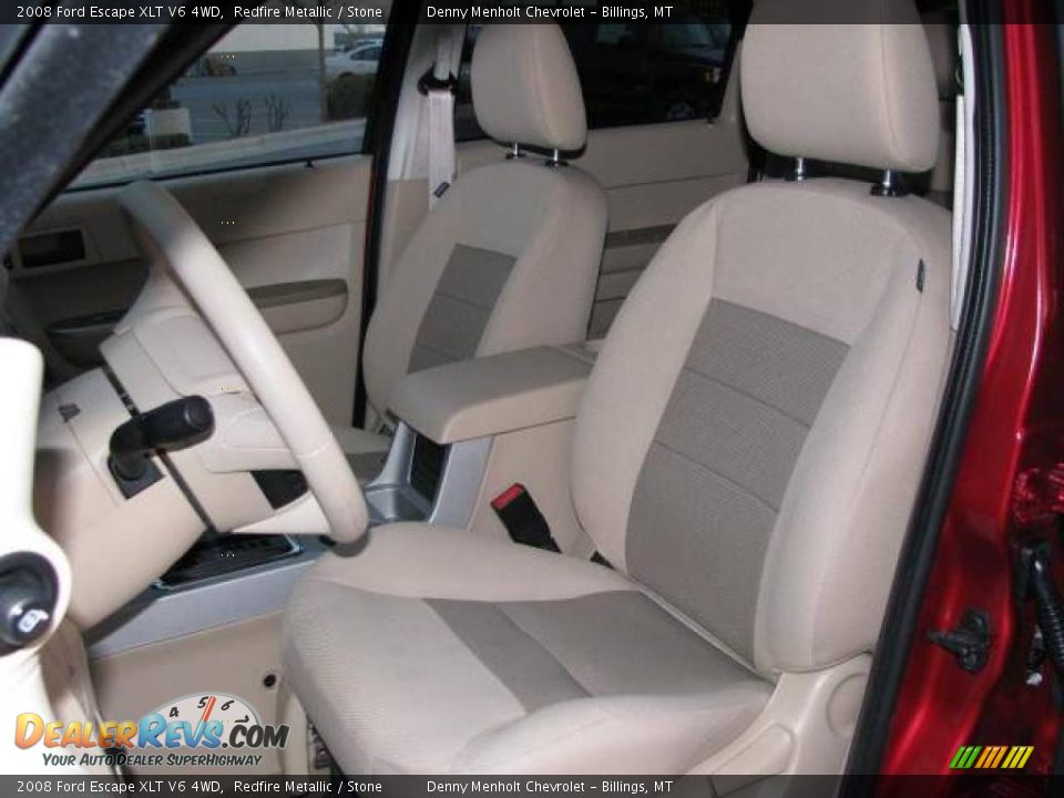 2008 Ford Escape XLT V6 4WD Redfire Metallic / Stone Photo #9