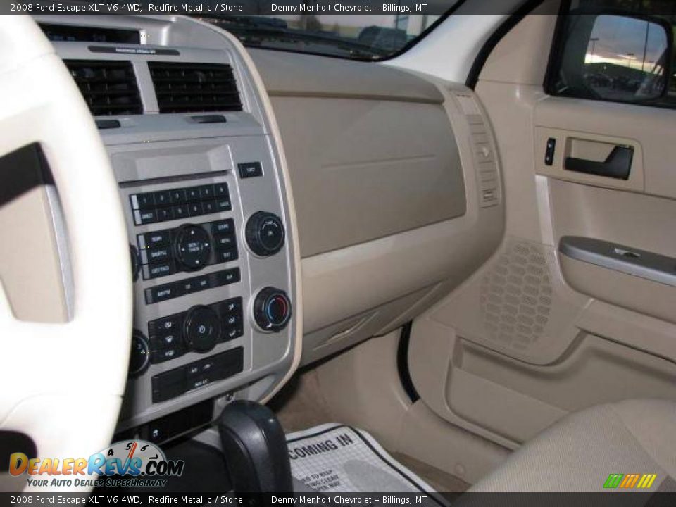 2008 Ford Escape XLT V6 4WD Redfire Metallic / Stone Photo #11