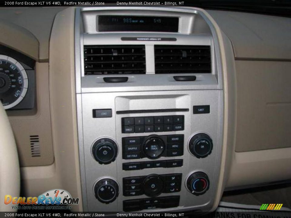2008 Ford Escape XLT V6 4WD Redfire Metallic / Stone Photo #12