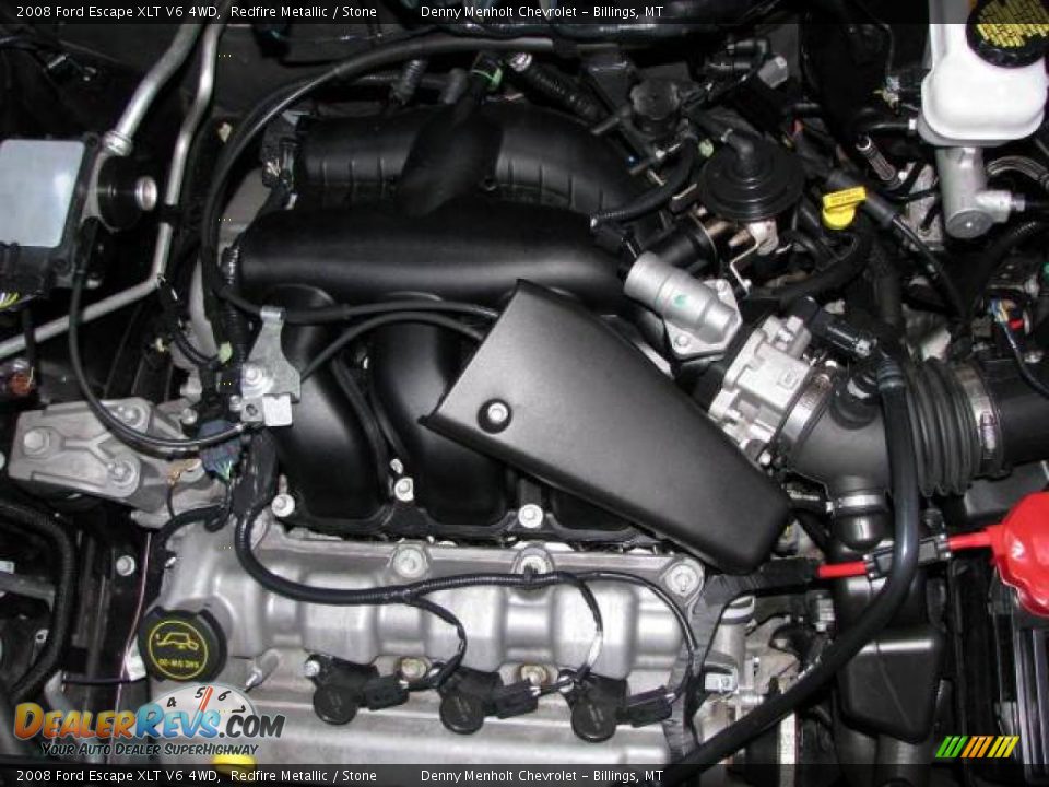 2008 Ford Escape XLT V6 4WD Redfire Metallic / Stone Photo #14