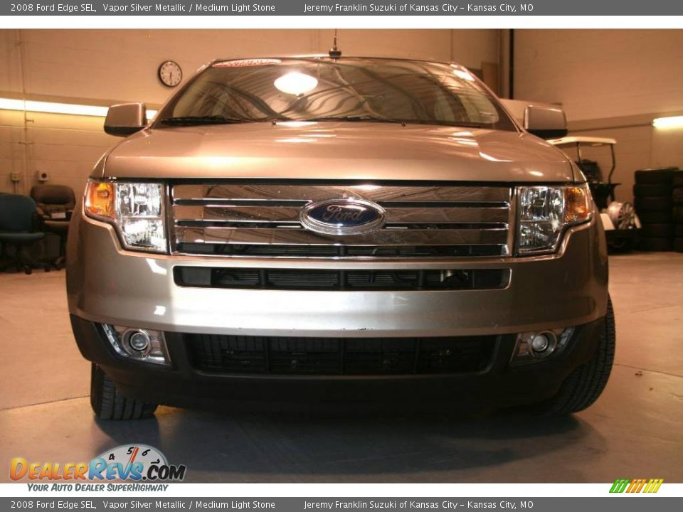 2008 Ford Edge SEL Vapor Silver Metallic / Medium Light Stone Photo #2